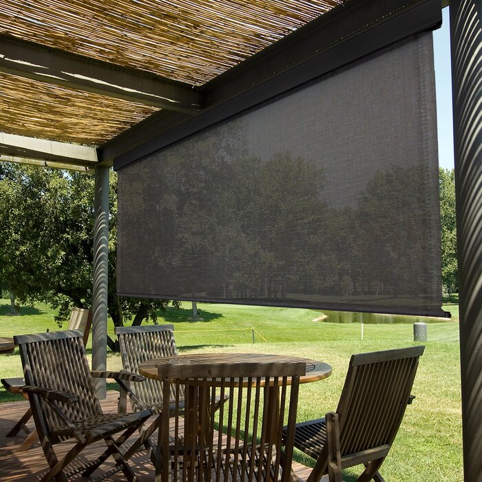 Keystone Fabrics Heavy Duty SemiSheer Outdoor Roller Shade & Reviews